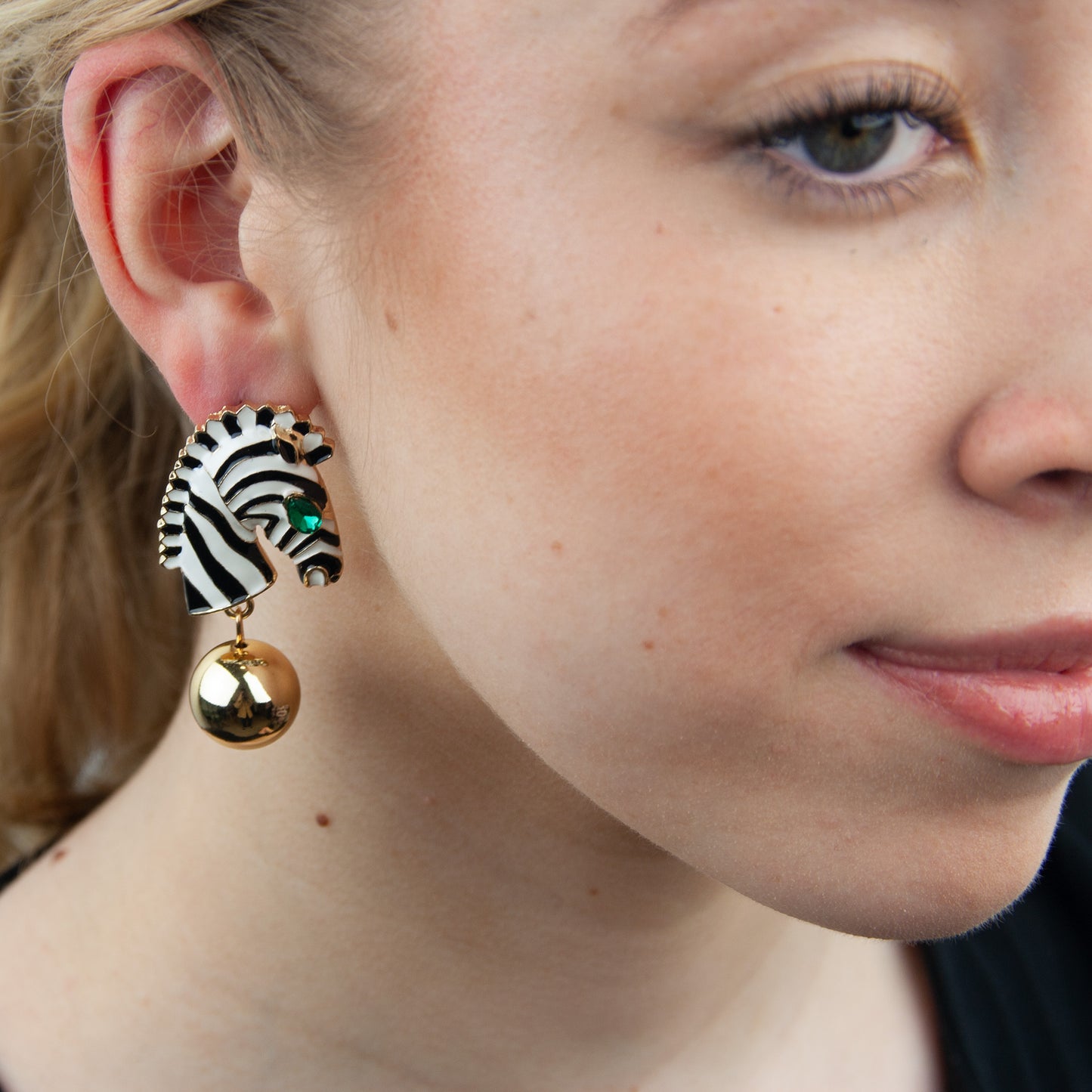 Ohrringe "Zebra"