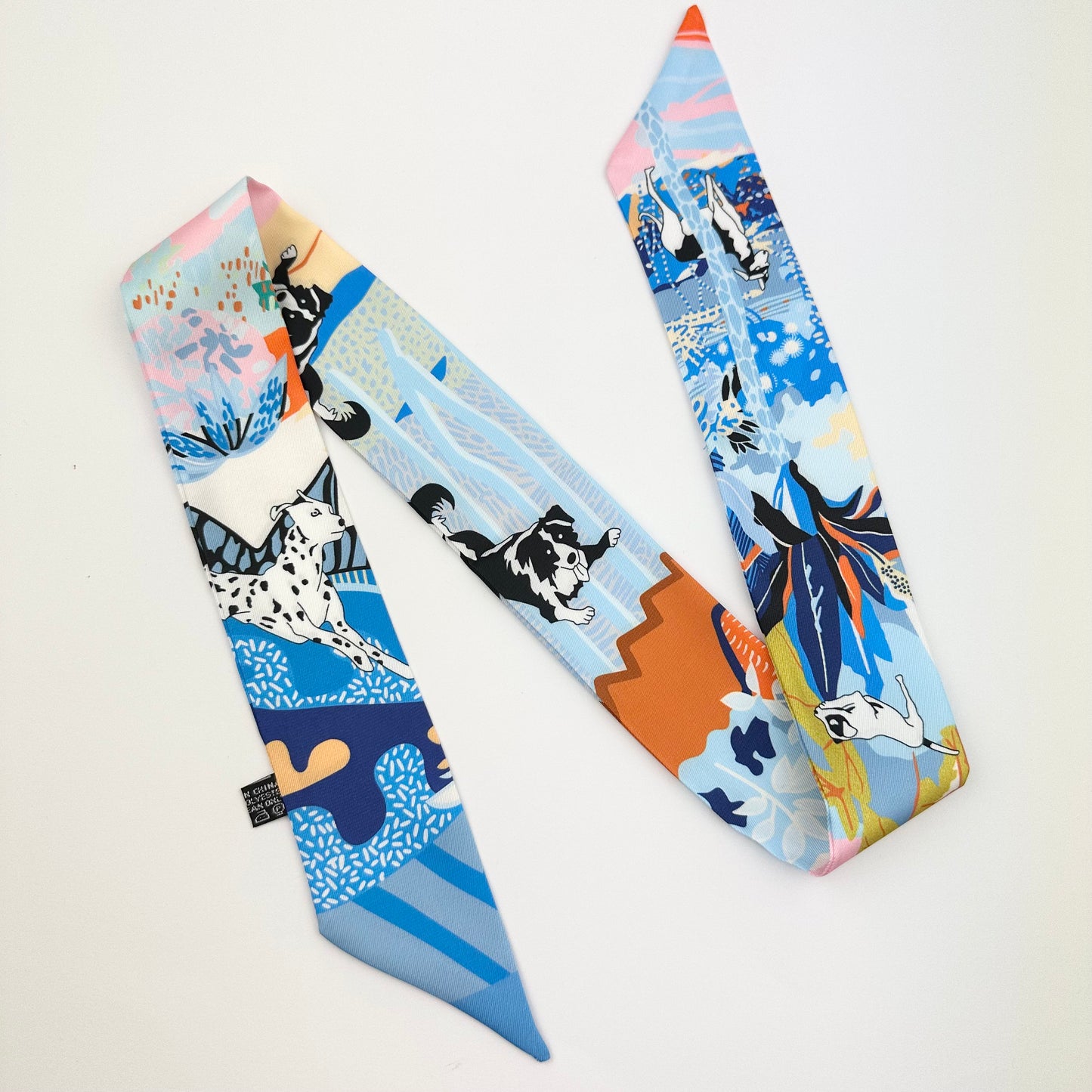 Petit Drapeau Design Nr.47: Pont Aven Hellblau