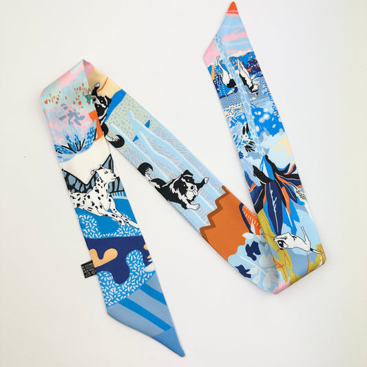 Petit Drapeau Design Nr.47: Pont Aven Hellblau