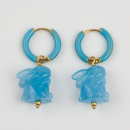 Ohrringe  "Sloppy Bleu"