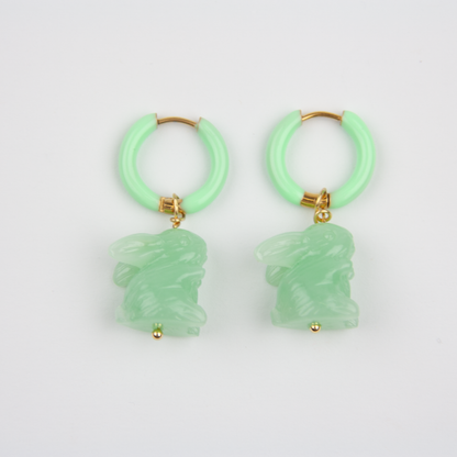 Ohrringe  "Sloppy Mint"