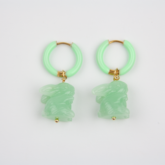 Ohrringe  "Sloppy Mint"