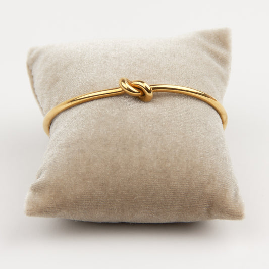 Armreif "Knoten" Edelstahl